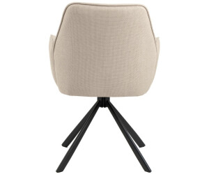 Mid.you Armlehnstuhl Beige Sternfuß 61x88.5x63 cm (1749031101) ab 