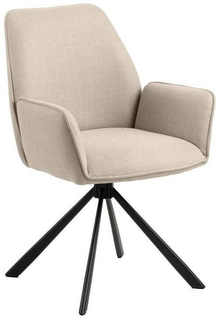 Mid.you Armlehnstuhl Beige Sternfuß 61x88.5x63 cm (1749031101) ab 