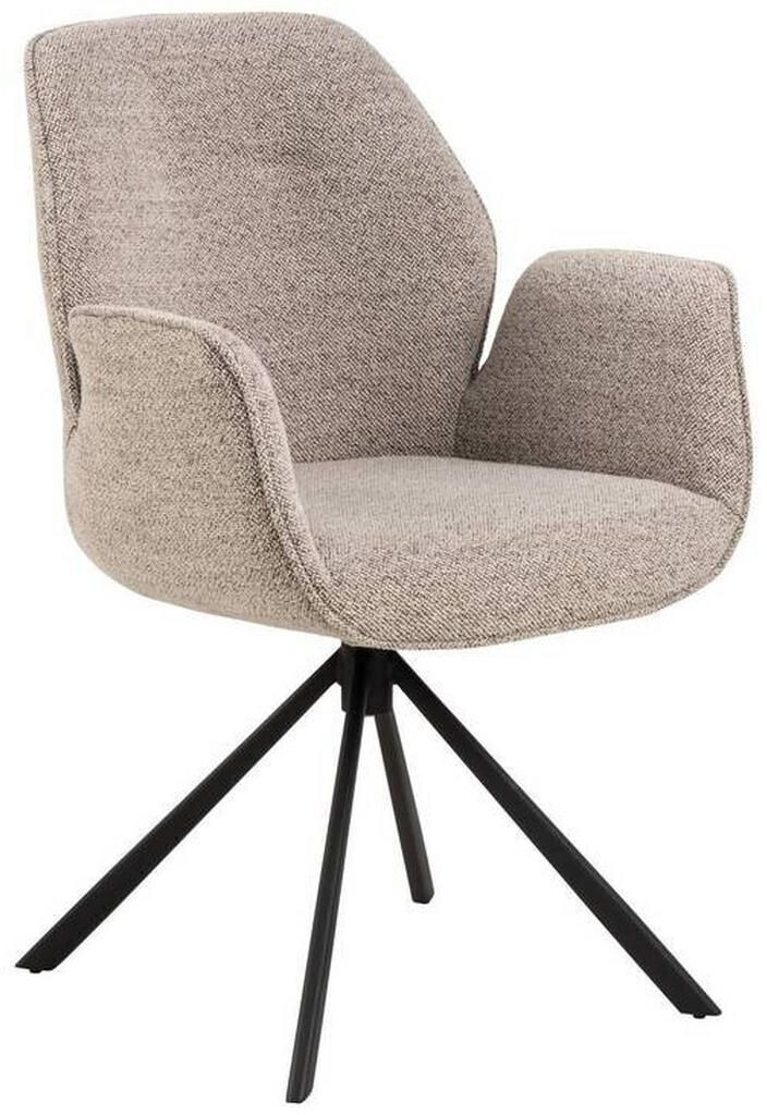 Mid.you Armlehnstuhl Beige Sternfuß 60.5x91x58.5 cm (1749023108 
