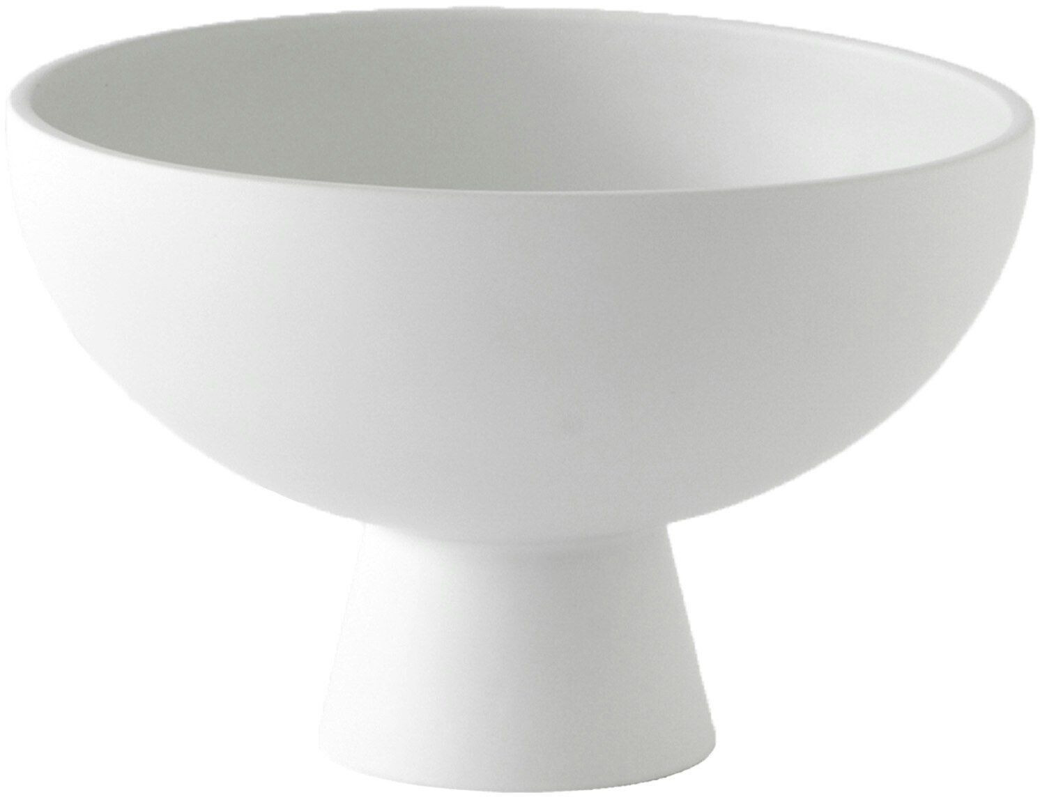 Raawii Strøm bowl with foot Ø19 cm, Vaporous Gray
