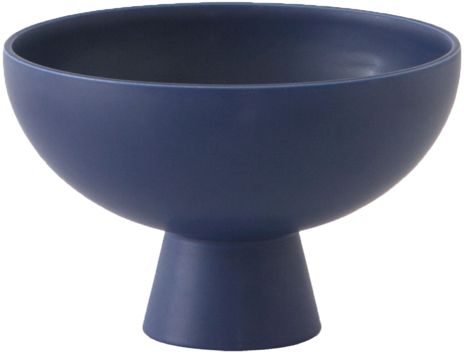 Raawii Strøm bowl with foot Ø22 cm, blue