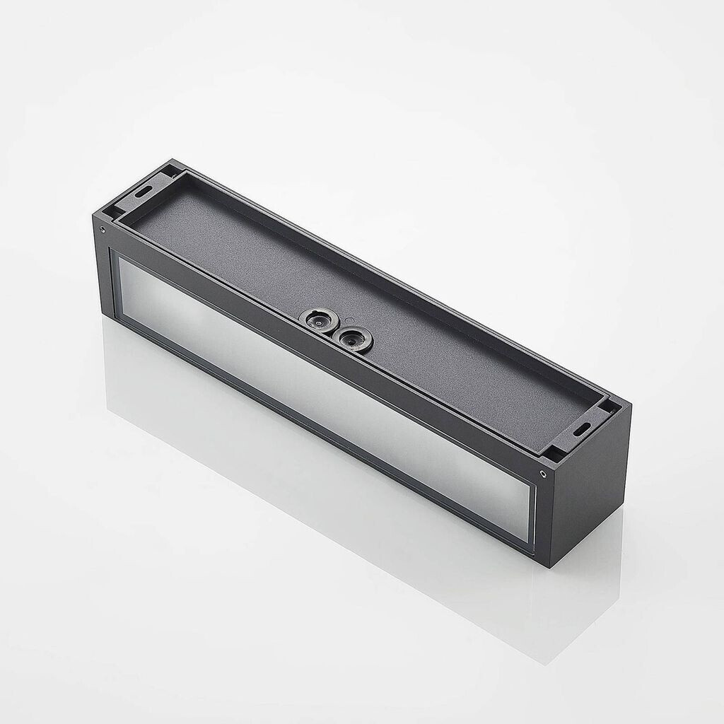 Arcchio Miraz wall light, E27, wood look