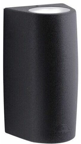 Fumagalli Outdoor wall light Marta 90 black/frosted GU10 CCT up/down