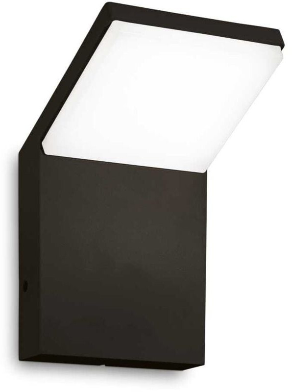 IDEAL LUX LED outdoor wall light Style, black, aluminum, 3,000 K