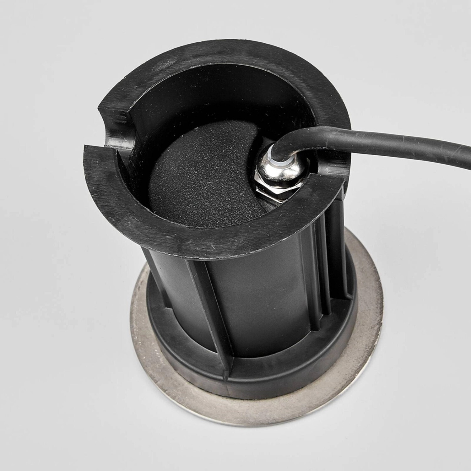 Lindby Stainless steel in-ground light Insa, IP67