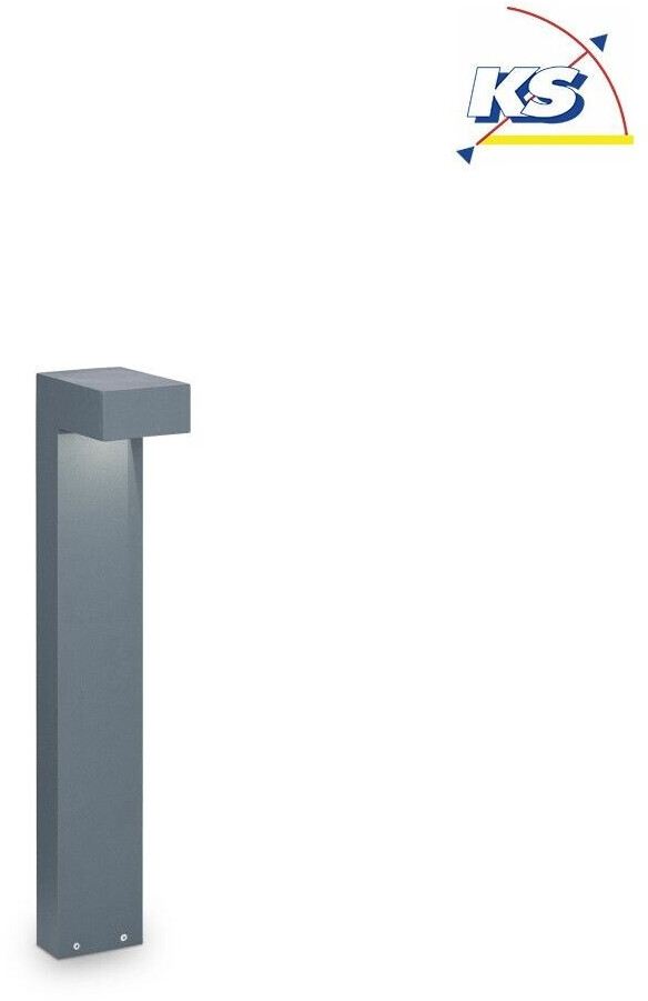 IDEAL LUX Sirio path light, anthracite, aluminum, H60 cm