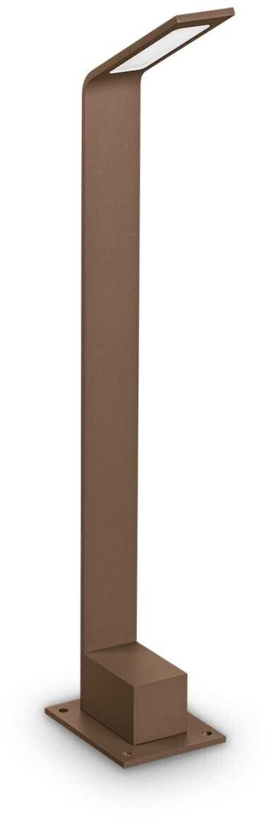 IDEAL LUX LED path light Agos brown 3,000 K H60 cm aluminum