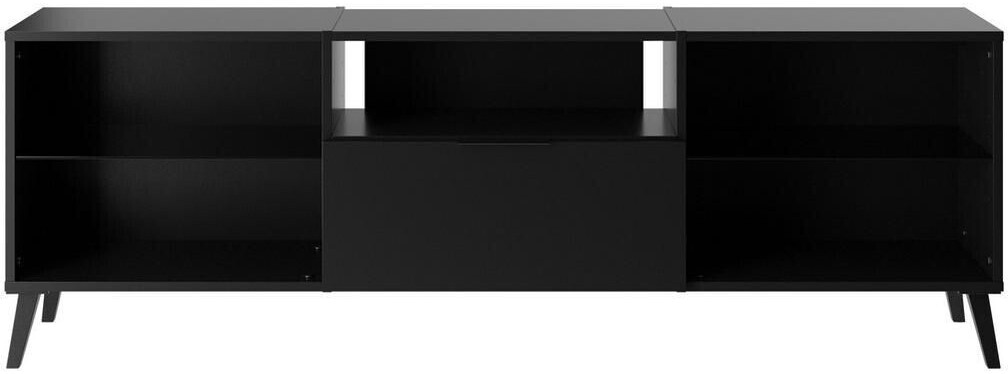 Mid.you Lowboard black 2 compartments 1 drawer 140x40x32 cm (1399224204)