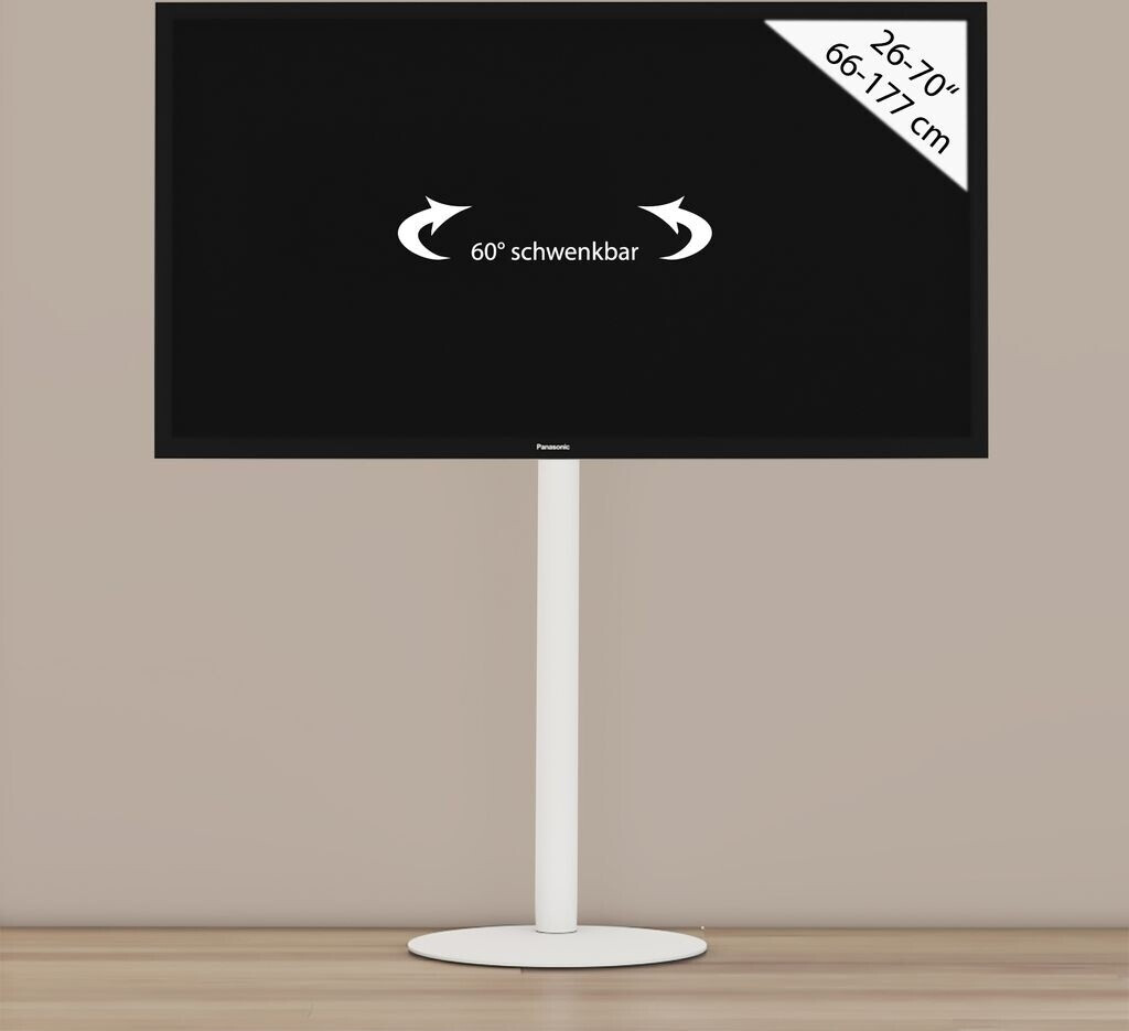 Mid.you Tv rack white 45x100x45 cm swiveling (657019501)