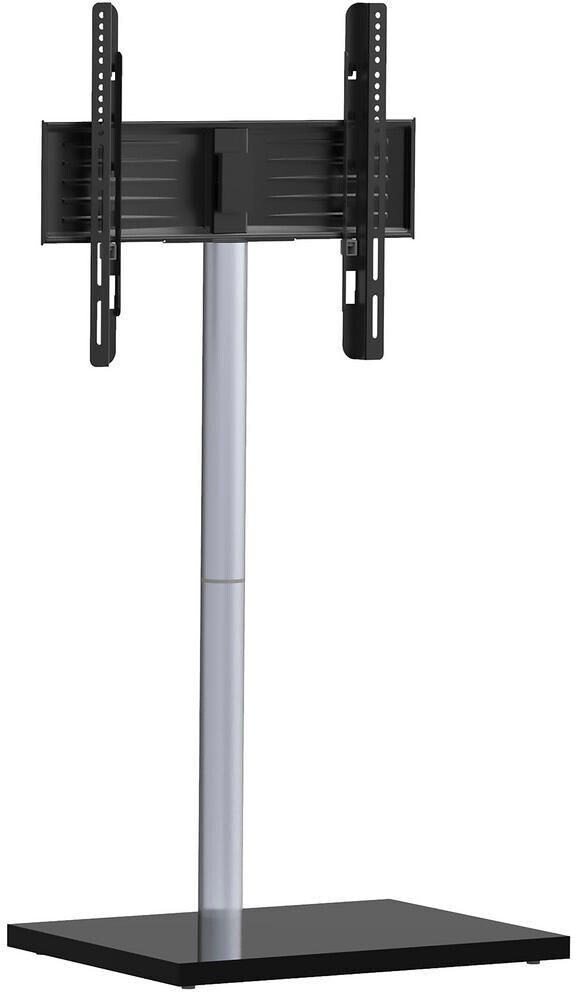 Mid.you Tv rack black silver 100x60x45 cm swiveling (657019701)