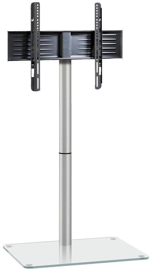 Mid.you Tv rack clear aluminum glass 60x100x45 cm swiveling (657019401)