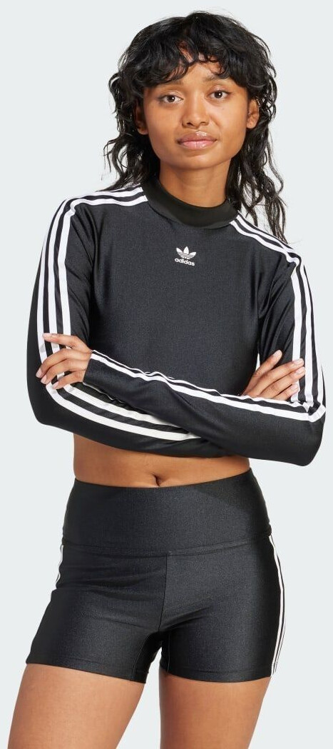 Adidas 3-Stripes Cropped Longsleeve (IU2428) black 2