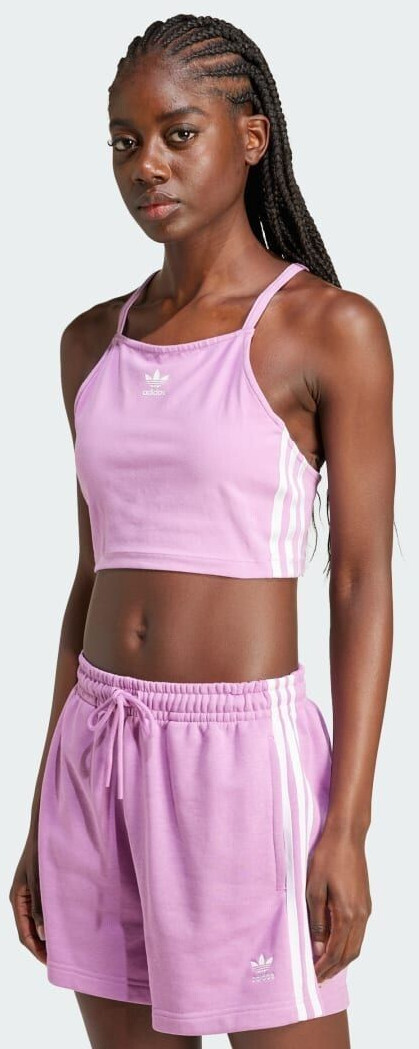 Adidas Adicolor 3-Stripes Crop-Top (IY2197) preloved purple