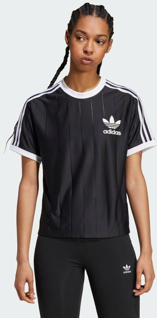 Adidas Adicolor 3-Stripes Pinstripe T-Shirt (IX5505) black