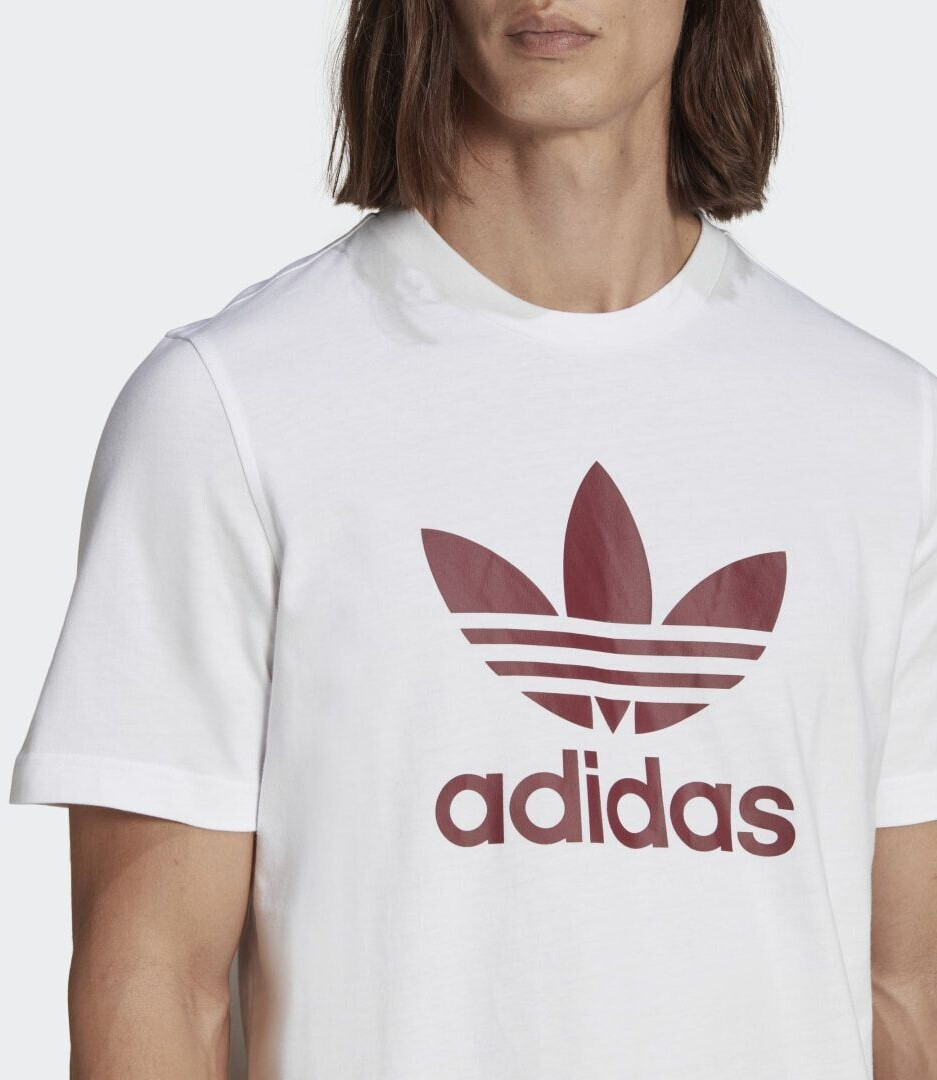 White and red adidas shirt on sale