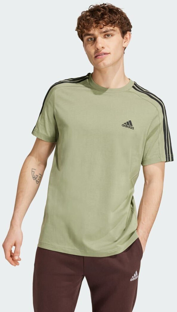 Adidas Essentials Single Jersey 3-Stripes T-Shirt (JE0346) Tent green