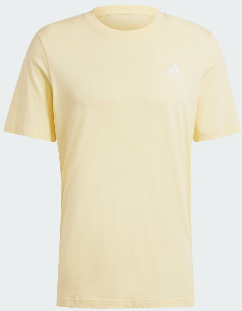 Adidas Essentials Single Jersey Embroidered Small Logo T-Shirt (IX0121) Almost yellow