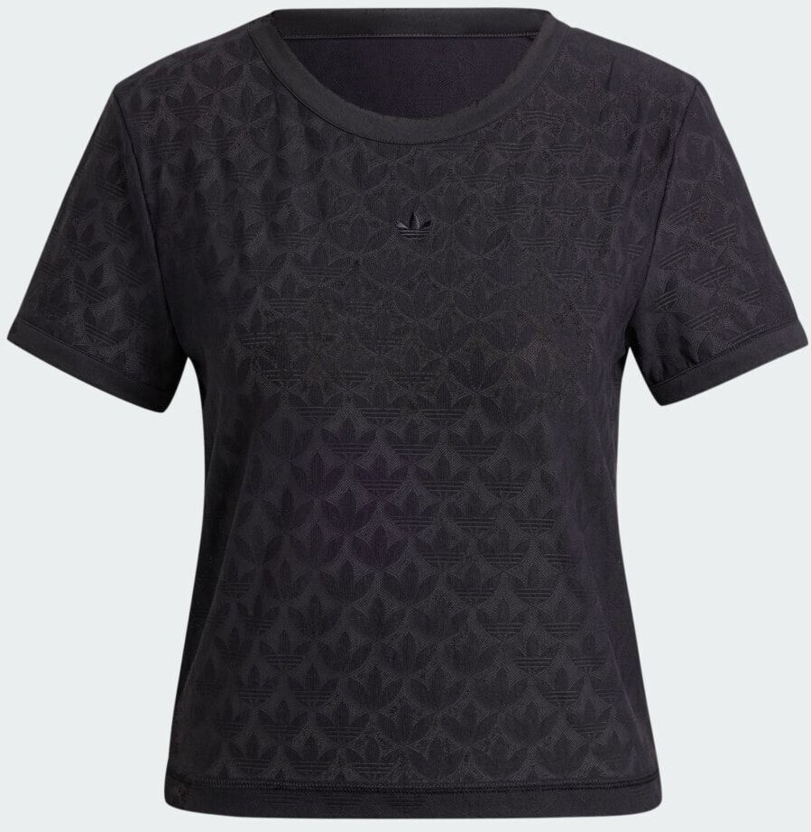 Adidas Fashion Monogram Lace Crop-Shirt black (IT9723)