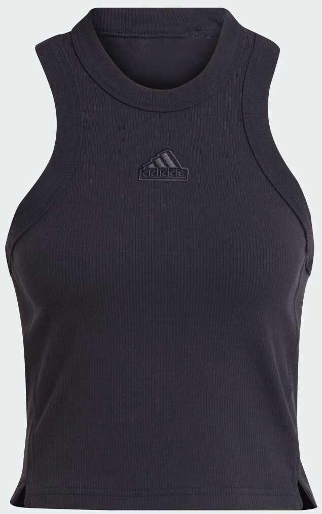 Adidas Lounge Ribbed Crop Tanktop (IR8785) black 2