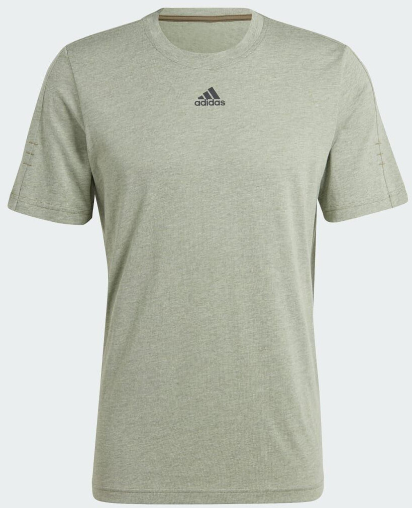 Adidas olive green t shirt mens outlet