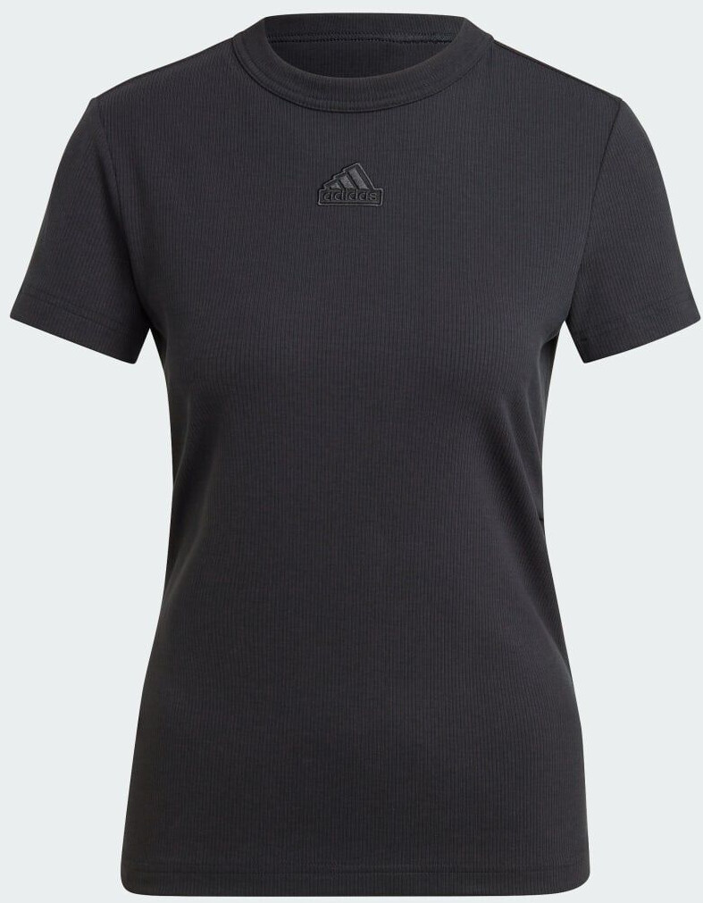 Adidas Ribbed Fitted T-Shirt (IP2280) - Umstandsmode black