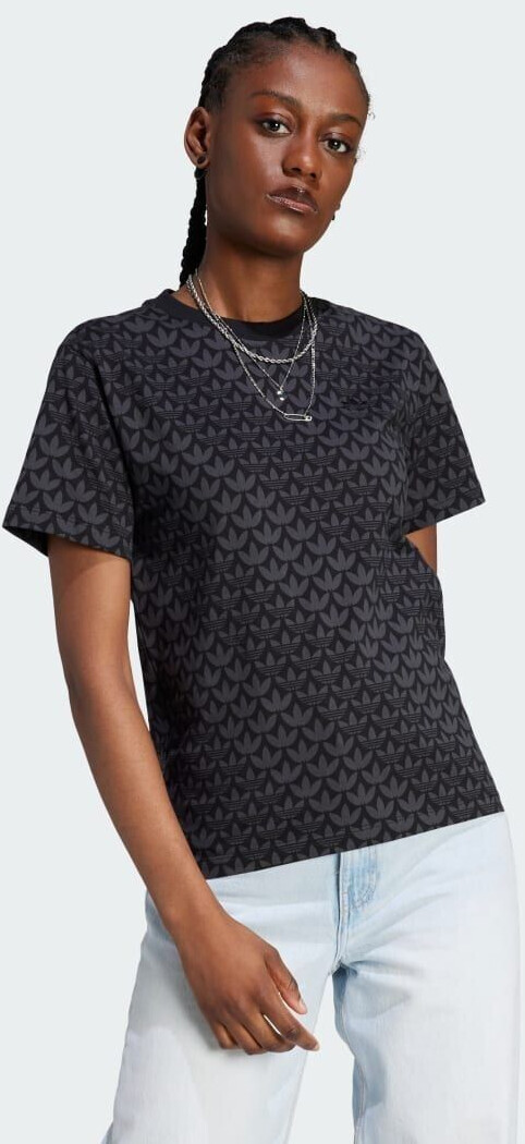 Adidas Trefoil Monogram T-Shirt (II3180) black