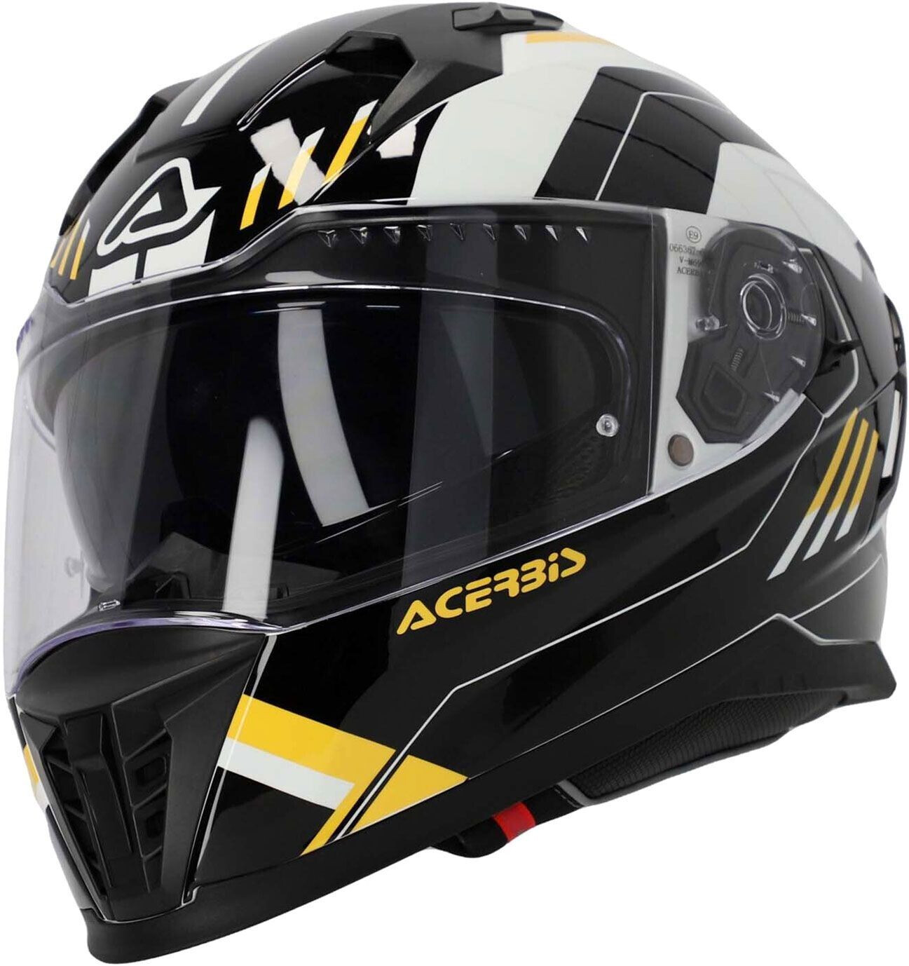 Acerbis X-Way Graphic Helmet black/yellow