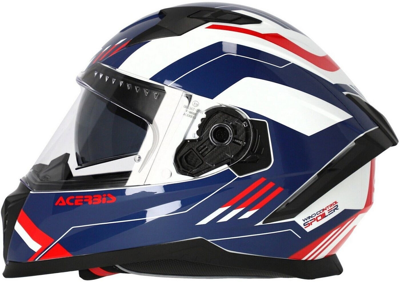 Acerbis X-Way Graphic Helmet white/blue/red
