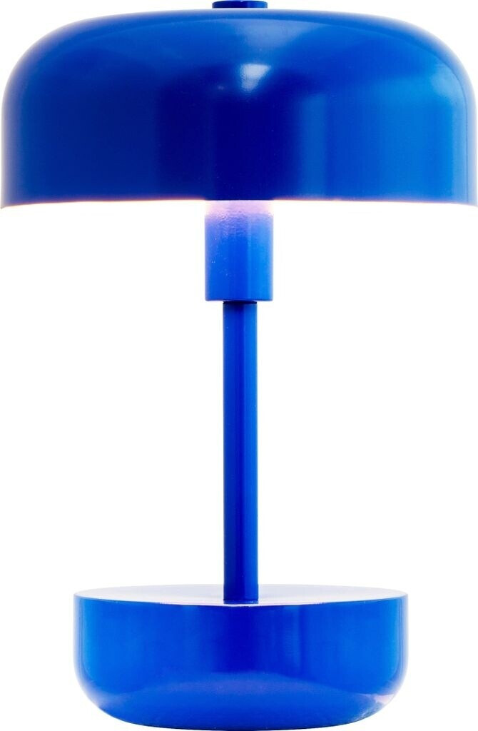 Dyberg Larsen LED battery-powered table lamp Haipot Blue