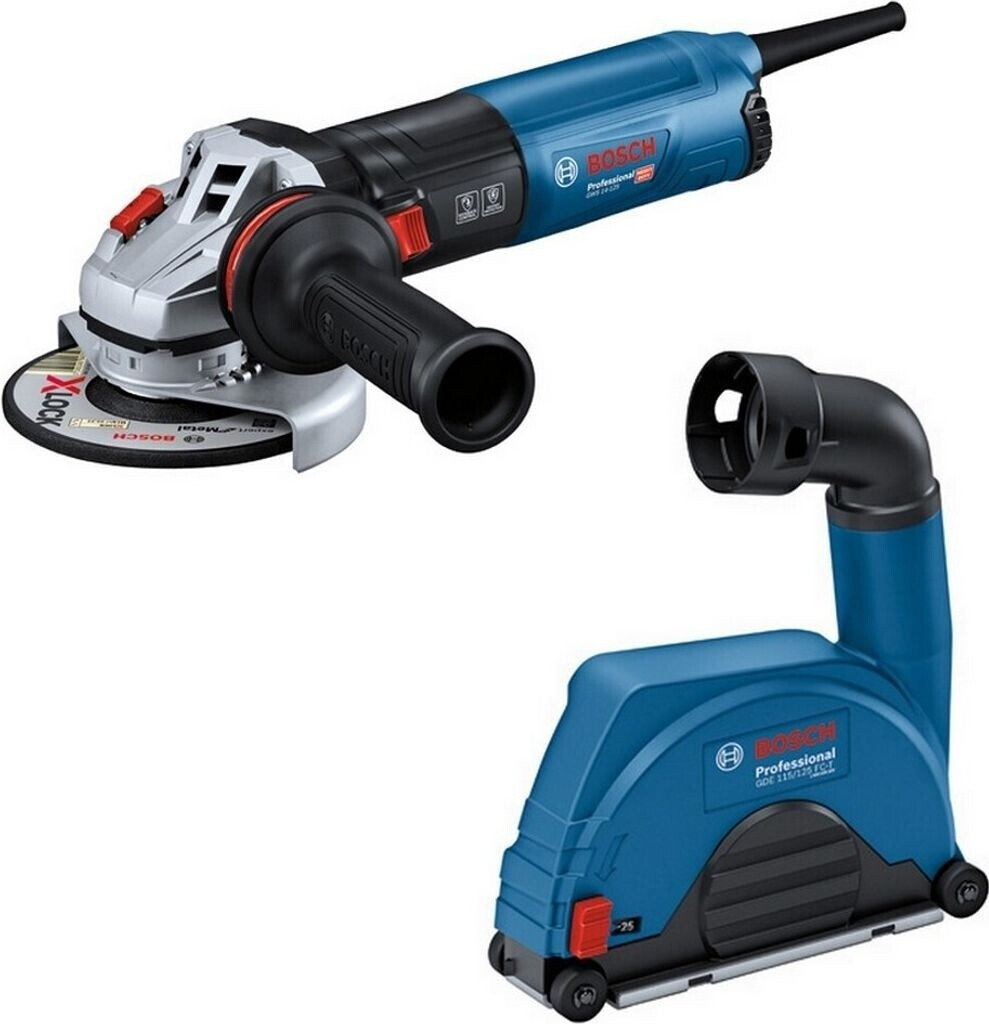 Bosch GWS 14-125 + GDE 115/125 FCT (0615A5004R)