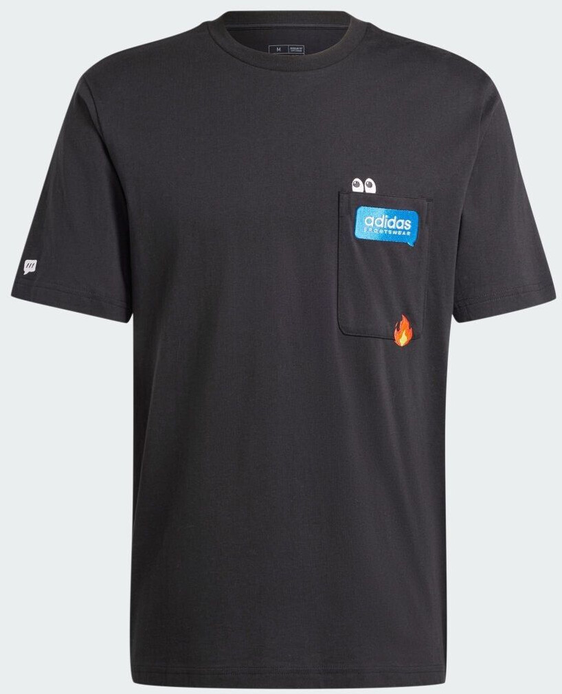 Adidas Remoji Pocket Graphic T-Shirt (IW2639) black