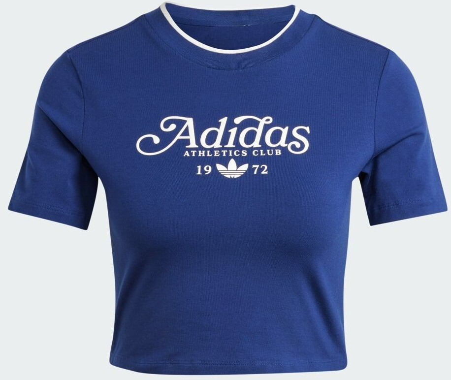 Adidas Graphic Badge Slim 3-Stripes T-Shirt (IX3544) dark blue