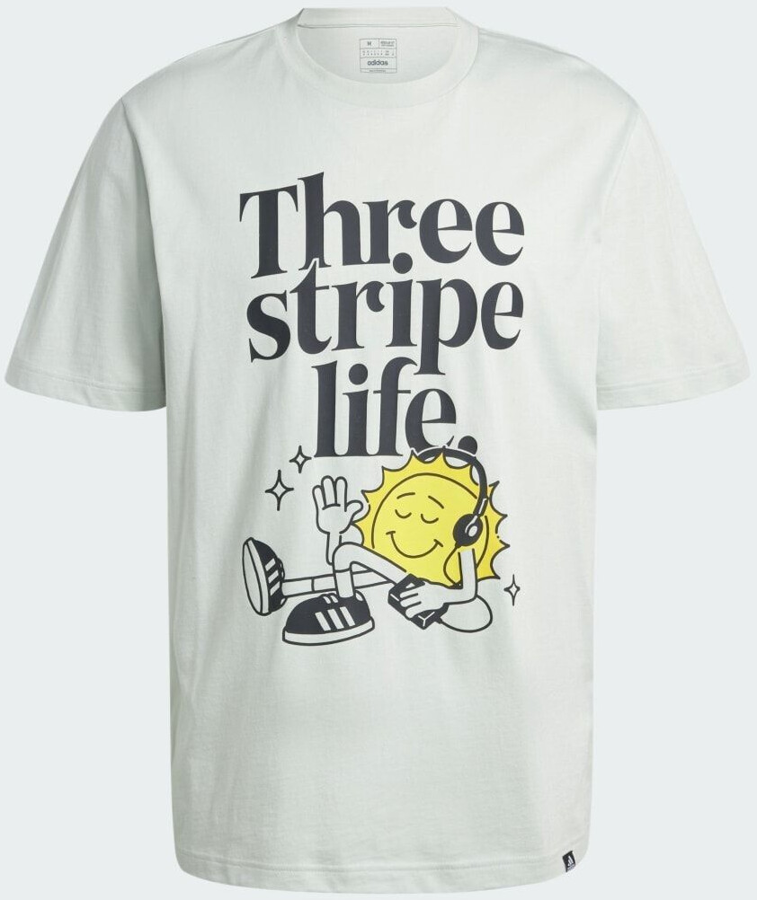 Adidas Positivity Graphic T-Shirt (IY0731) linen green