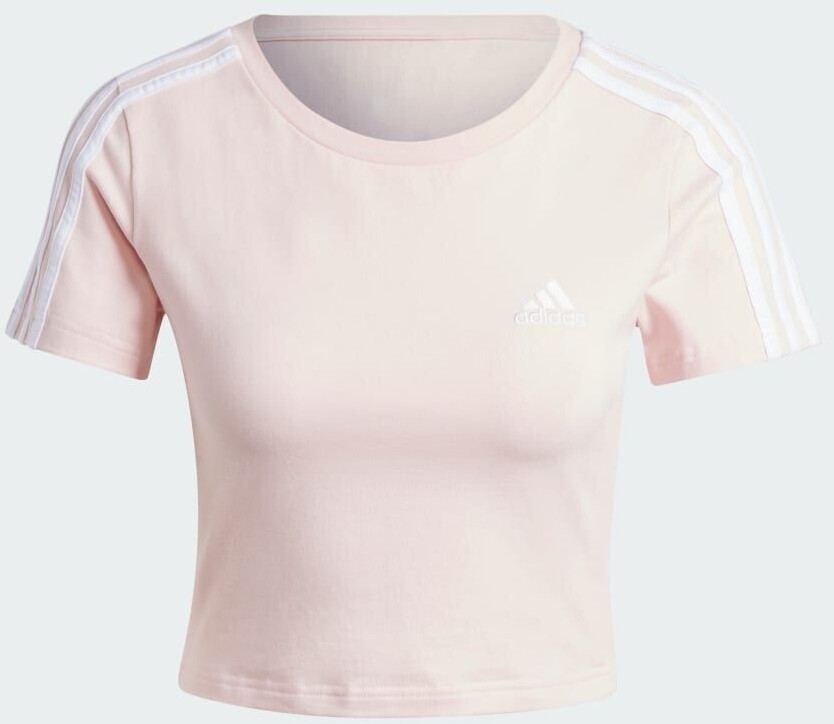Adidas Essentials 3-Stripes T-Shirt (IY4269) sandy pink