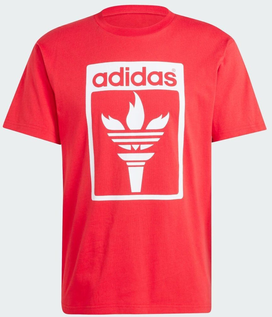 Adidas Trefoil Torch T-Shirt (JJ1219) better scarlet