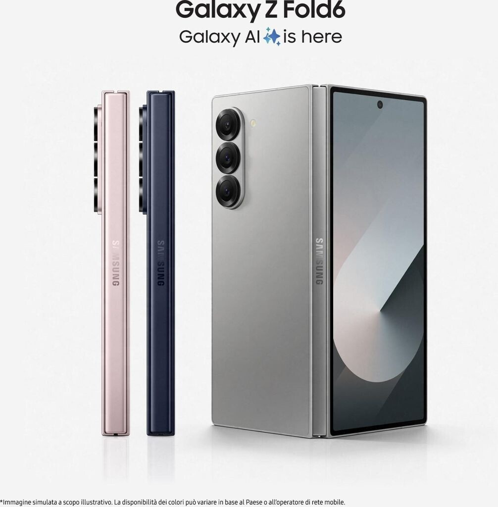 Samsung Galaxy Z Fold6 256GB Silber ab 999,00