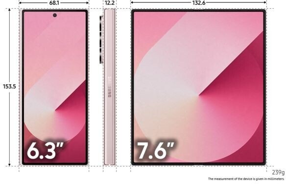 Samsung Galaxy Z Fold6 256GB Pink, Bild 20