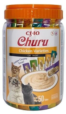 INABA Churu cat treat chicken varieties 50x14g