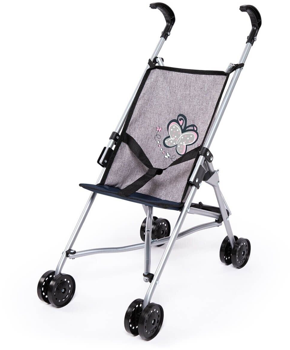 Bayer Design Dolls Pushchair with Butterfly grey