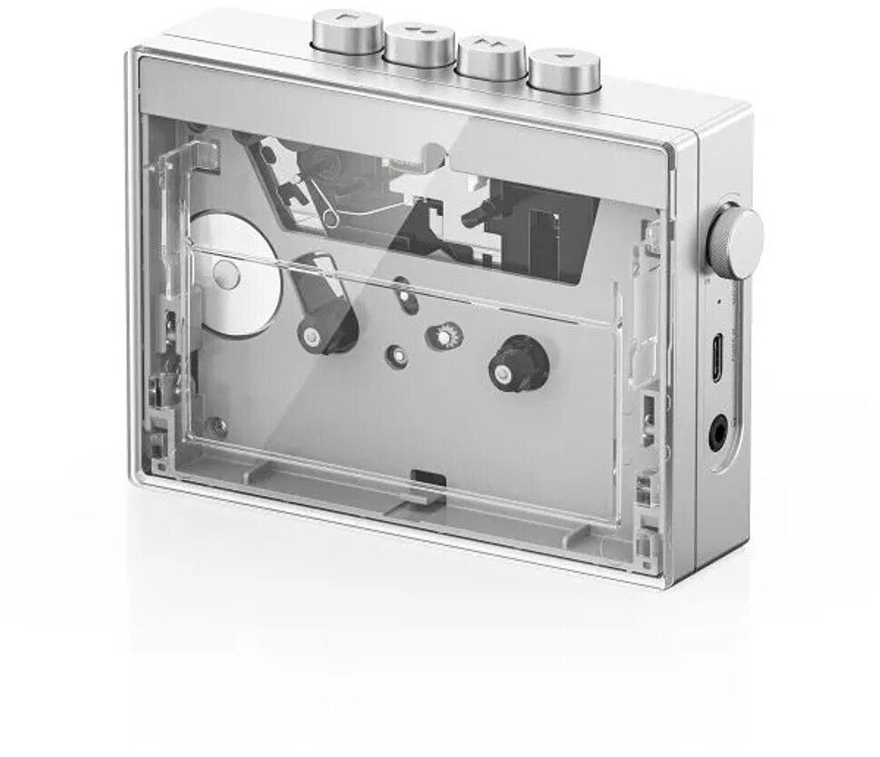 FiiO CP13 Cassette Tape Player Transparent/Silver