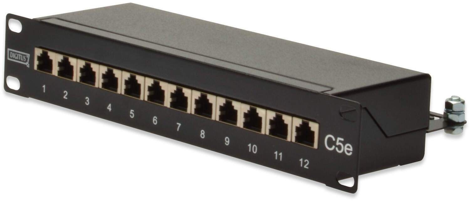 Digitus CAT 5e Class D Patch Panel shielded