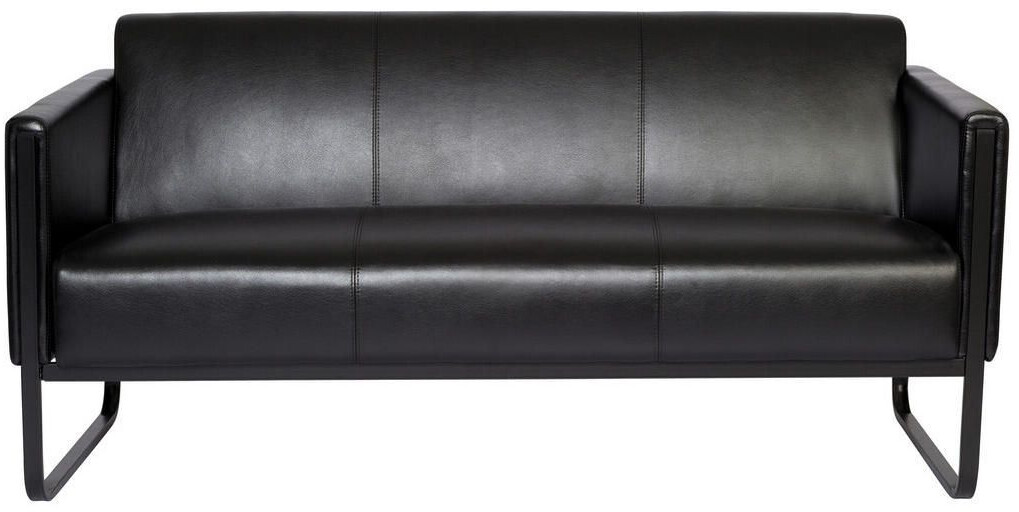 Mid.you 3-seater sofa black 159x78x71 cm