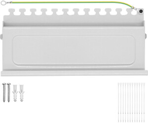 Produktbild von ProfiPatch Cat6a Patchfeld 12 Port – Keystone-Module, 10 GbE Bis 500 MHz, Vollgeschirmt, 1HE, Für Wand- & Tischmontage – Schwarz