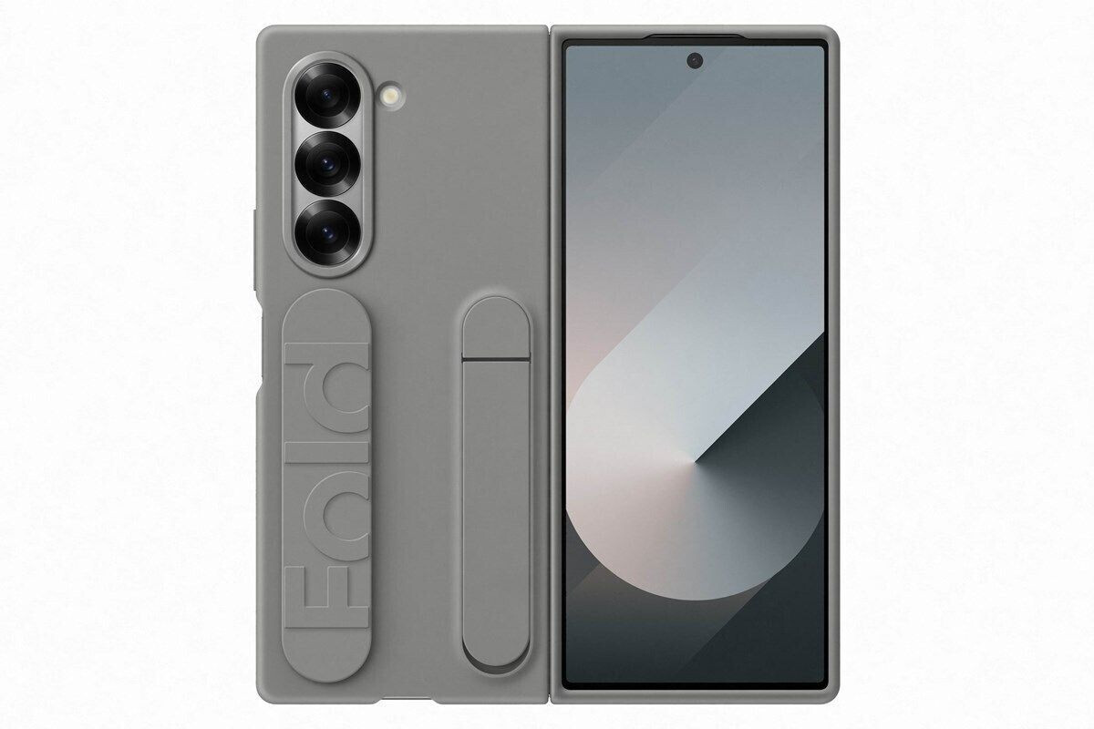 Samsung Silicone Cover (Galaxy Z Fold6) Gray