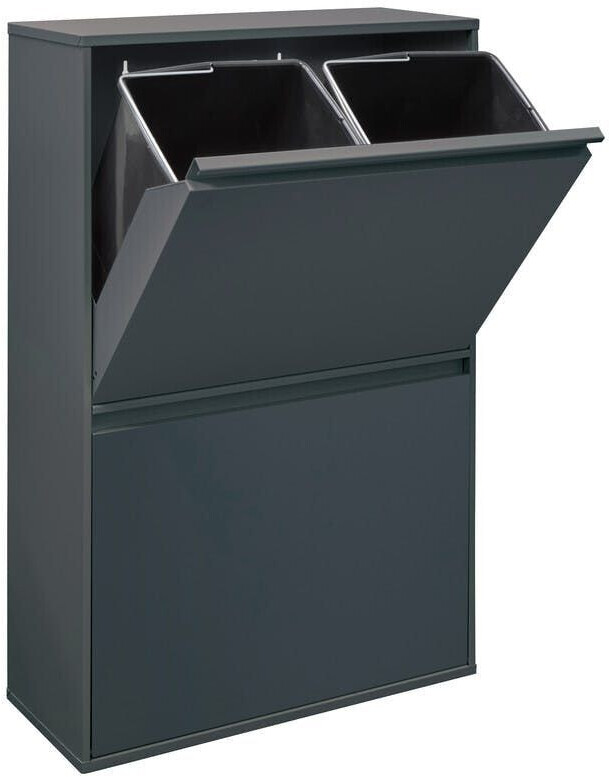 Arregui Basic waste separation system 4x17l Anthracite