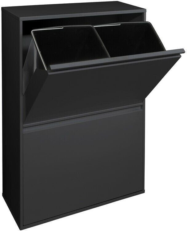 Arregui Basic waste separation system 4x17l Black