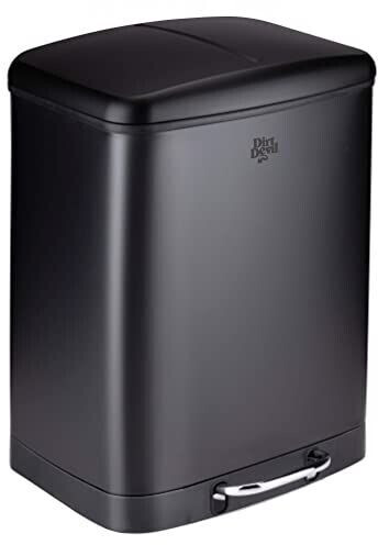 Dirt Devil Pedal bin 2 x 12l Black