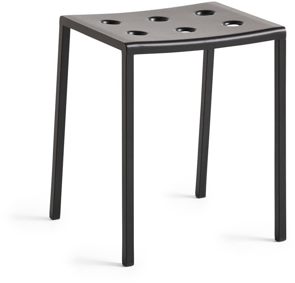 HAY Balcony stool anthracite 46 x 39 x 35 cm