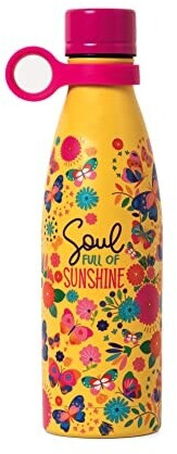 Gourde Isotherme Legami 500ml - Design 'Les étoiles Appartiennent Aux Rêveurs' - Garde Chaud 12h, Froid 24h, Acier Inox