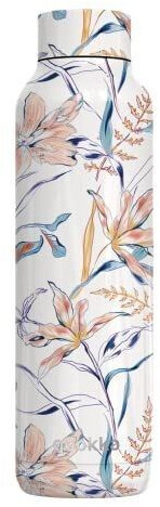 Quokka Solid Thermos Bottle 630ml vintage floral
